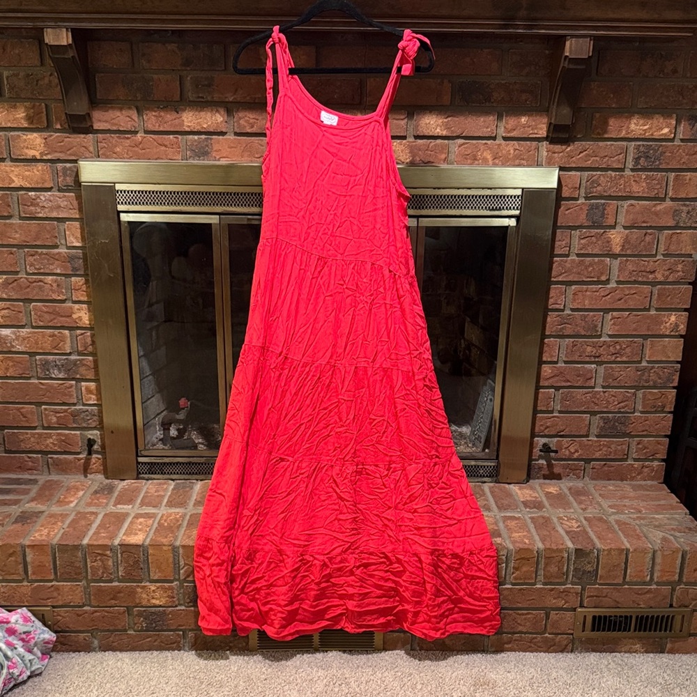 Mudpie pink maxi dress